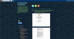 Desktop Screenshot of fundamentosdequimica1.blogspot.com