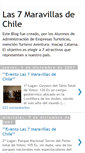 Mobile Screenshot of las7maravillasdechile.blogspot.com