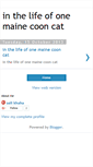 Mobile Screenshot of inthelifeofonemainecooncat.blogspot.com