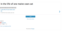 Tablet Screenshot of inthelifeofonemainecooncat.blogspot.com