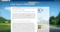 Desktop Screenshot of fema-for-homeless.blogspot.com
