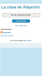 Mobile Screenshot of laclasedealejandro.blogspot.com