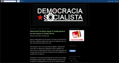 Desktop Screenshot of democratasysocialistas.blogspot.com