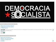 Tablet Screenshot of democratasysocialistas.blogspot.com