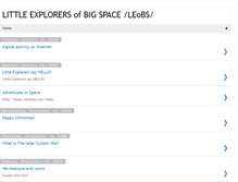Tablet Screenshot of littleexplorers.blogspot.com