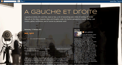 Desktop Screenshot of gaucheetdroite.blogspot.com