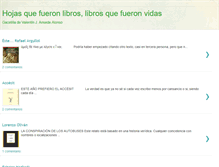 Tablet Screenshot of librosyvidas.blogspot.com