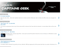 Tablet Screenshot of capitainegeek.blogspot.com