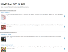 Tablet Screenshot of kumpulanmp3islami.blogspot.com