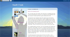 Desktop Screenshot of health-freak-allygirl.blogspot.com
