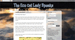 Desktop Screenshot of ecocatlady.blogspot.com