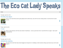 Tablet Screenshot of ecocatlady.blogspot.com