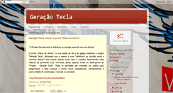 Desktop Screenshot of geracaotecla.blogspot.com