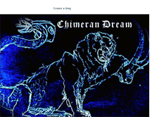 Tablet Screenshot of chimerandream.blogspot.com