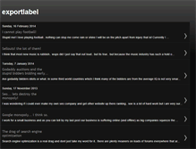 Tablet Screenshot of exportlabel.blogspot.com