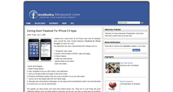 Desktop Screenshot of facebuku.blogspot.com