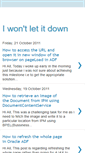 Mobile Screenshot of iwontletitdown.blogspot.com