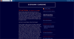 Desktop Screenshot of giovannicardone.blogspot.com