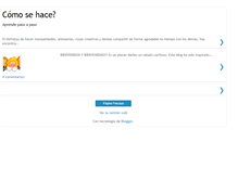 Tablet Screenshot of comosehace-tv.blogspot.com