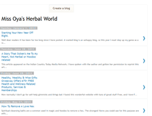 Tablet Screenshot of lillmissoyasherbalworld.blogspot.com