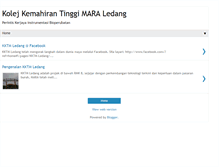 Tablet Screenshot of kktm-ledang.blogspot.com