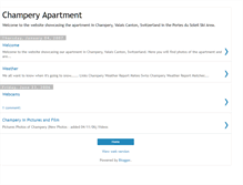 Tablet Screenshot of champeryapartment.blogspot.com