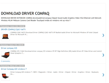 Tablet Screenshot of downloaddrivercompaq.blogspot.com