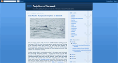 Desktop Screenshot of dolphinsofsarawak.blogspot.com