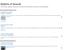 Tablet Screenshot of dolphinsofsarawak.blogspot.com