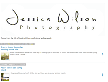 Tablet Screenshot of jessicawilsonphotography.blogspot.com