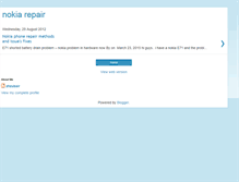 Tablet Screenshot of nokiarepairs.blogspot.com