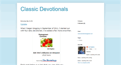 Desktop Screenshot of classicdevotionals.blogspot.com