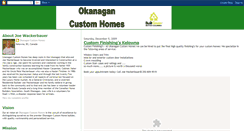 Desktop Screenshot of okanagancustomhomes.blogspot.com