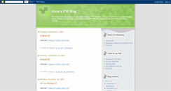 Desktop Screenshot of annesitwblog.blogspot.com