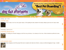 Tablet Screenshot of dogdayafternoonwheredogshavefun.blogspot.com