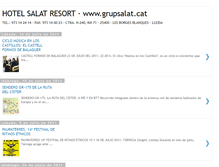 Tablet Screenshot of hotelsalatresort.blogspot.com