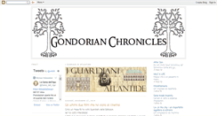 Desktop Screenshot of gondorians.blogspot.com