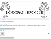 Tablet Screenshot of gondorians.blogspot.com