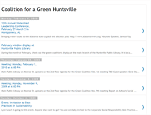 Tablet Screenshot of greenerhuntsville.blogspot.com