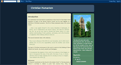 Desktop Screenshot of christianhumanism2.blogspot.com