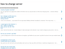 Tablet Screenshot of howtochangeserver.blogspot.com