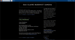 Desktop Screenshot of eauclairebuddhistsangha.blogspot.com