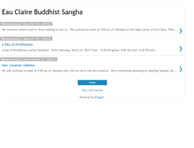 Tablet Screenshot of eauclairebuddhistsangha.blogspot.com