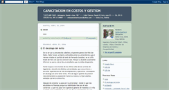 Desktop Screenshot of capacitacionencostos.blogspot.com