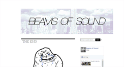 Desktop Screenshot of beamsofsound.blogspot.com