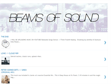 Tablet Screenshot of beamsofsound.blogspot.com