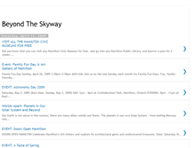 Tablet Screenshot of beyondtheskyway.blogspot.com