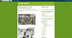 Desktop Screenshot of ckfliferecords.blogspot.com