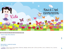 Tablet Screenshot of maniadepapel-kids.blogspot.com