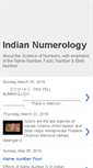 Mobile Screenshot of indiannumerology.blogspot.com